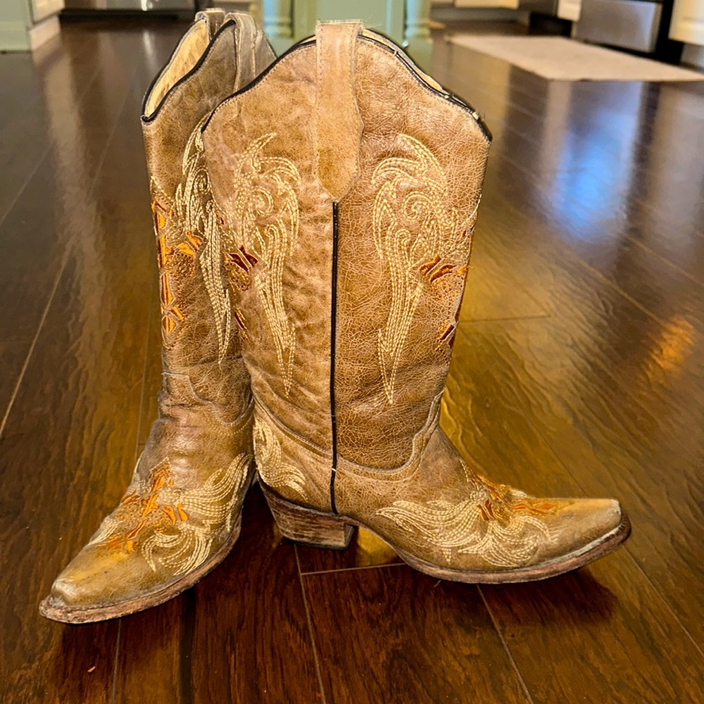 Circle G Brown Western Boots